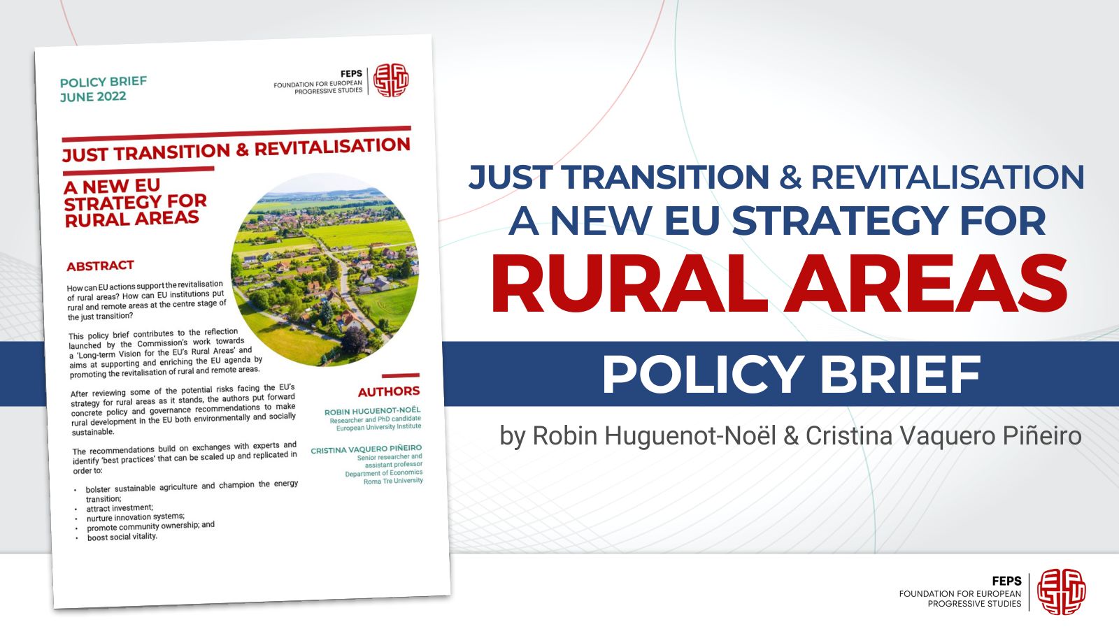 A New EU Strategy For Rural Areas Foundation For European Progressive