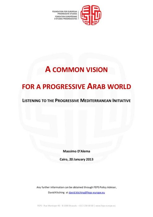 A common vision for a progressive Arab world preview