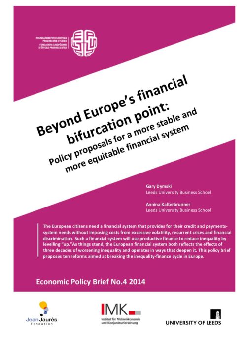 Beyond Europe’s financial bifurcation point- Policy proposals for a more stable and more equitable financial system preview