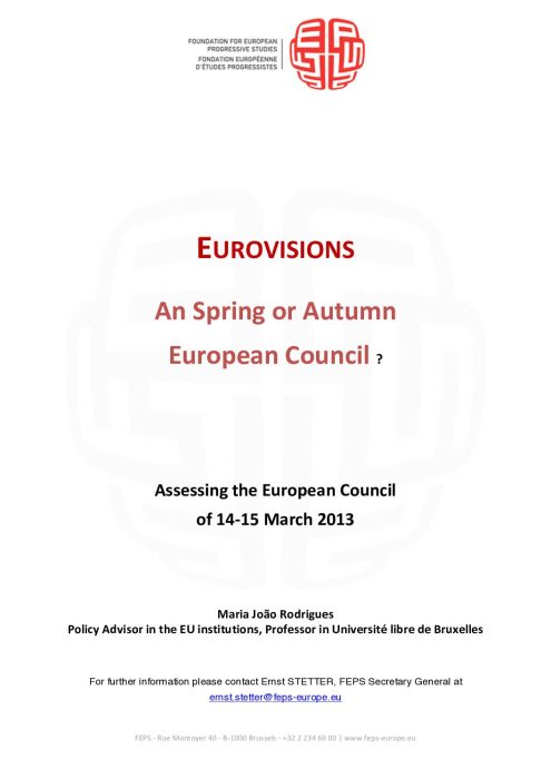 EuroVisions - An Spring or Autumn European Council ? preview