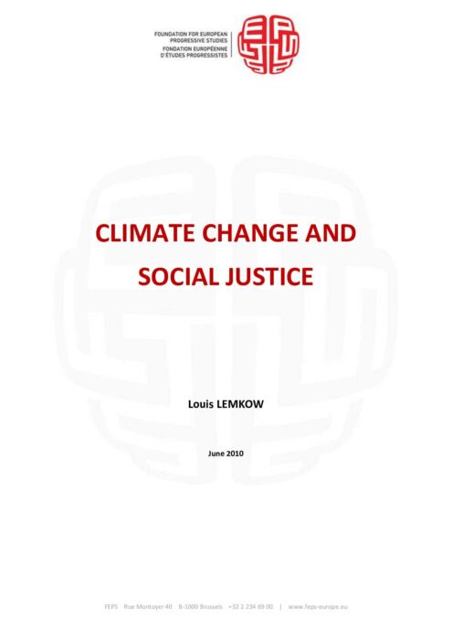Climate change and social justice preview