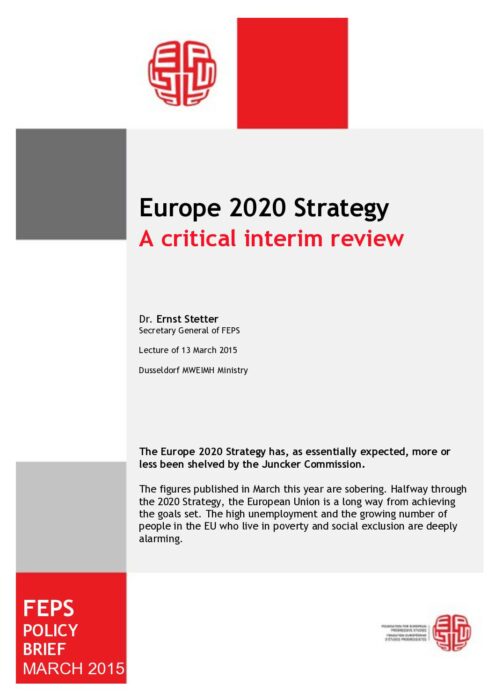 Europe 2020 Strategy preview