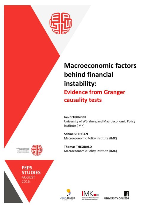 Macroeconomic factors behind financial instability- Evidence from Granger causality tests preview