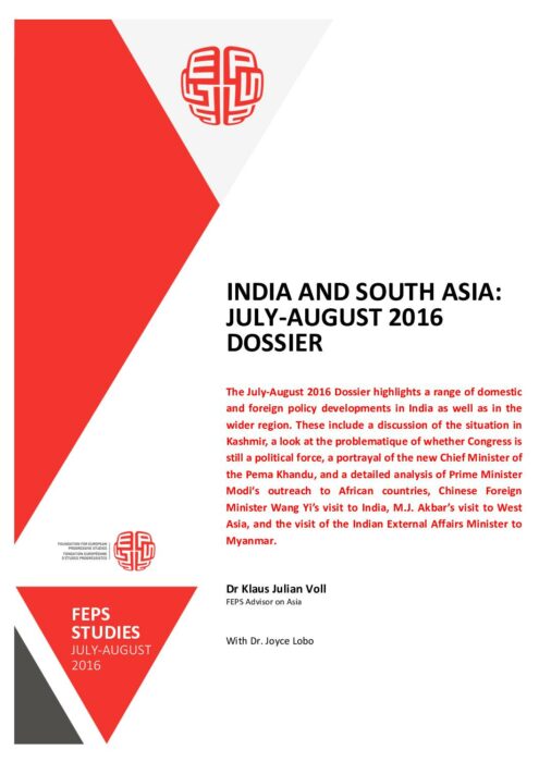 India and South Asia- July-August 2016 Dossier preview