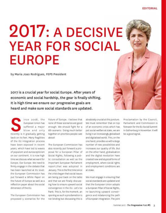 2017- A decisive year for social Europe preview