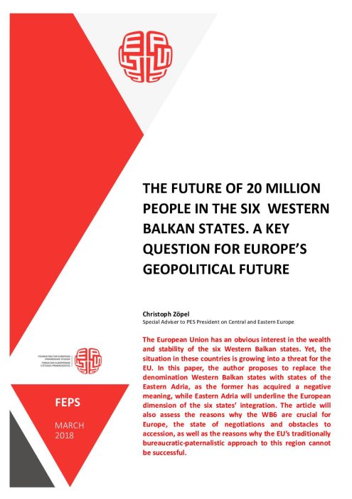 The future of 20 million people in the six Western Balkans States. A key question for Europe