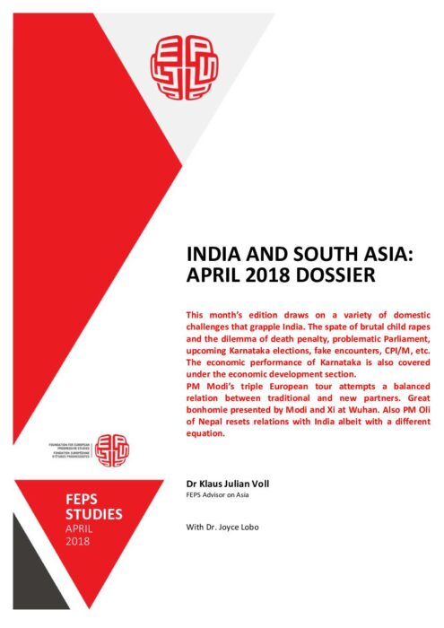 INDIA AND SOUTH ASIA- APRIL 2018 DOSSIER preview