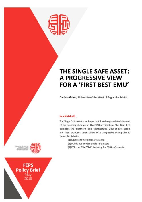 The single safe asset- A Progressive view for a “first best EMU” preview