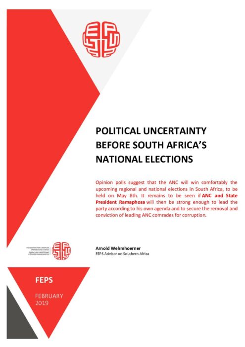 Political Uncertainty before South Africa’s National Elections preview