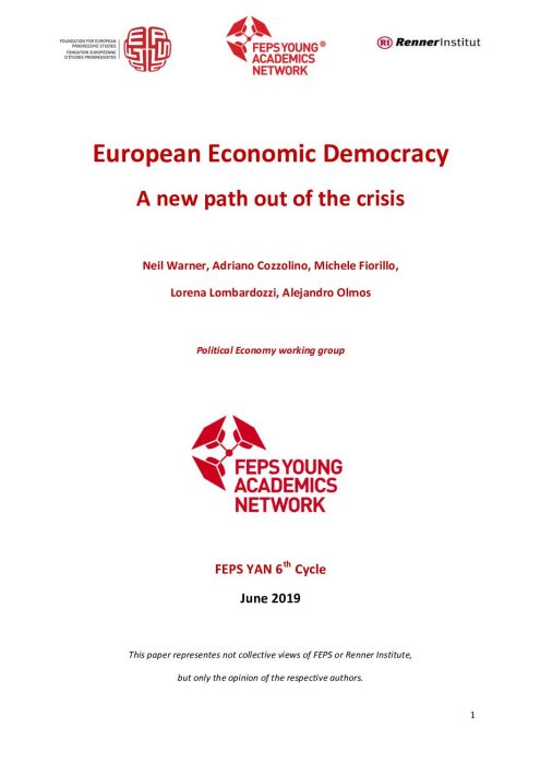 European Economic Democracy A new path out of the crisis preview