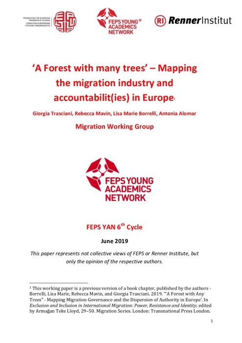 ‘A Forest with many trees’ – Mapping the migration industry and accountabilit(ies) in Europe preview