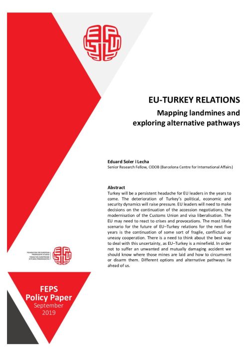 EU - Turkey Relations- Mapping landmines and exploring alternative pathways preview