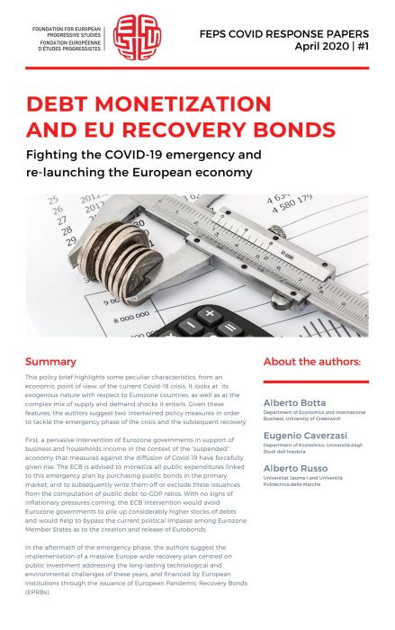 Debt Monetization and EU Recovery Bonds preview