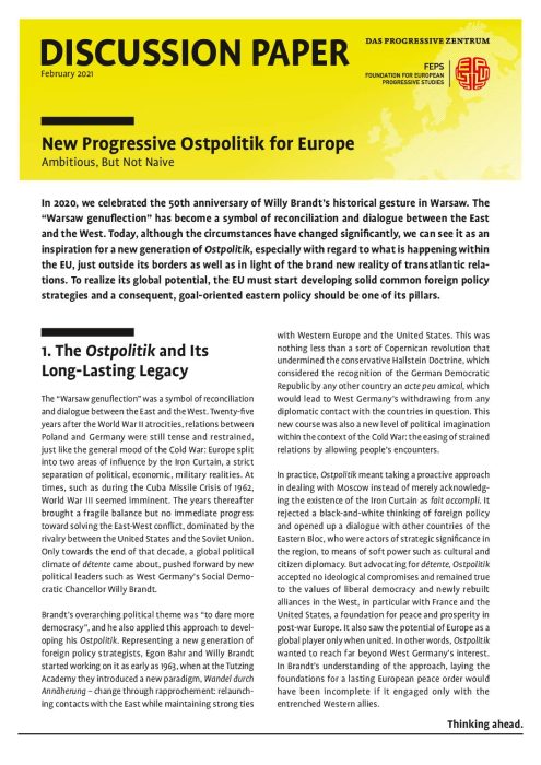Daring More Europe- A New Progressive Eastern Policy preview