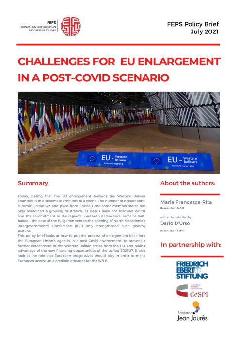 Challenges for EU enlargement in a post-covid scenario preview