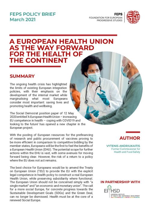 A European Health Union as the Way Forward for the Health of the Continent preview