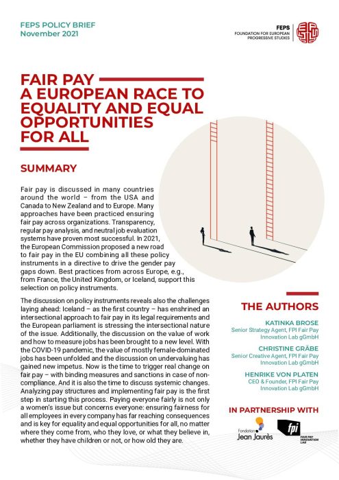 Fair Pay a European Race to Equality and Equal Opportunities for All preview