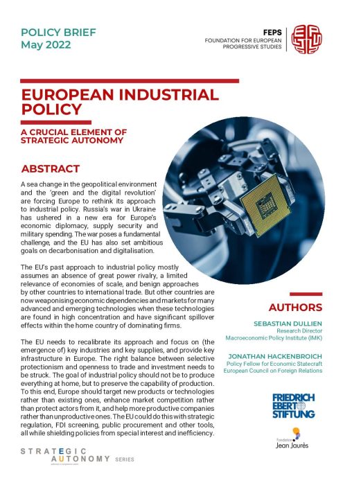 European Industrial Policy: A crucial element of strategic autonomy preview