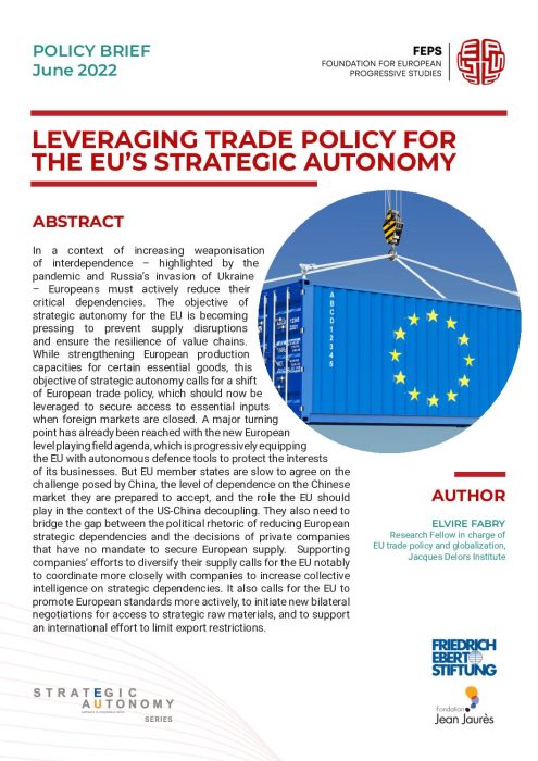 Leveraging trade policy for the EU’s strategic autonomy preview