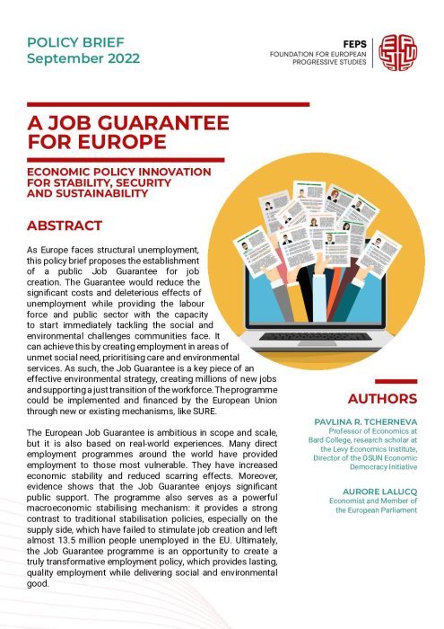 A Job Guarantee For Europe preview