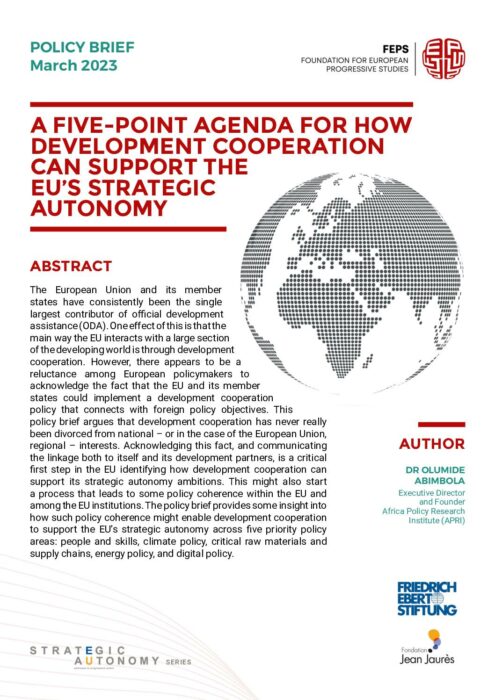 PB- A five-point agenda for how development cooperation can support EU’s strategic autonomy preview