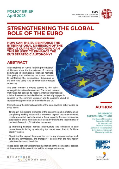 Strengthening the global role of the Euro preview