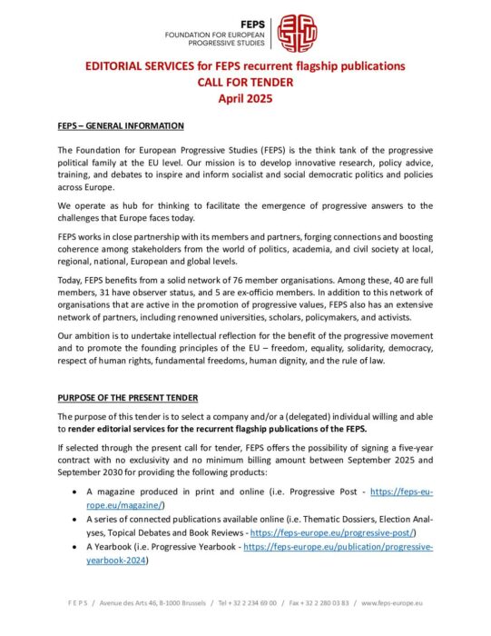 Call-for-Tender-Editorial-Services-April-2025 preview