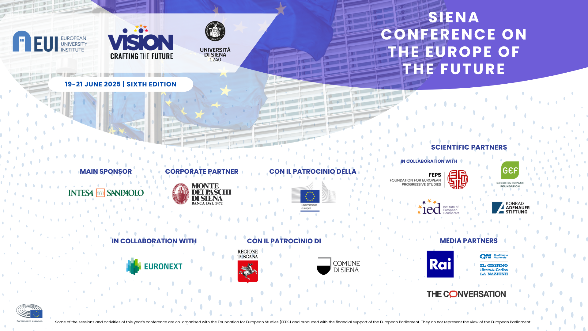 Siena Vision Conference on the Europe of the Future 2025 Foundation