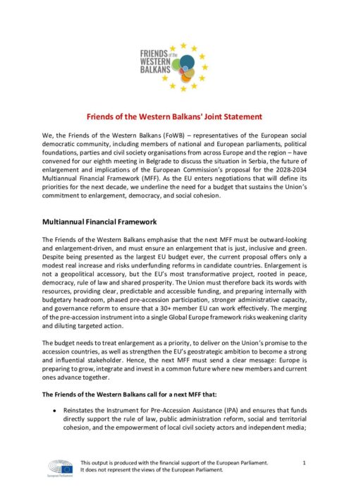 Friends of the Western Balkans