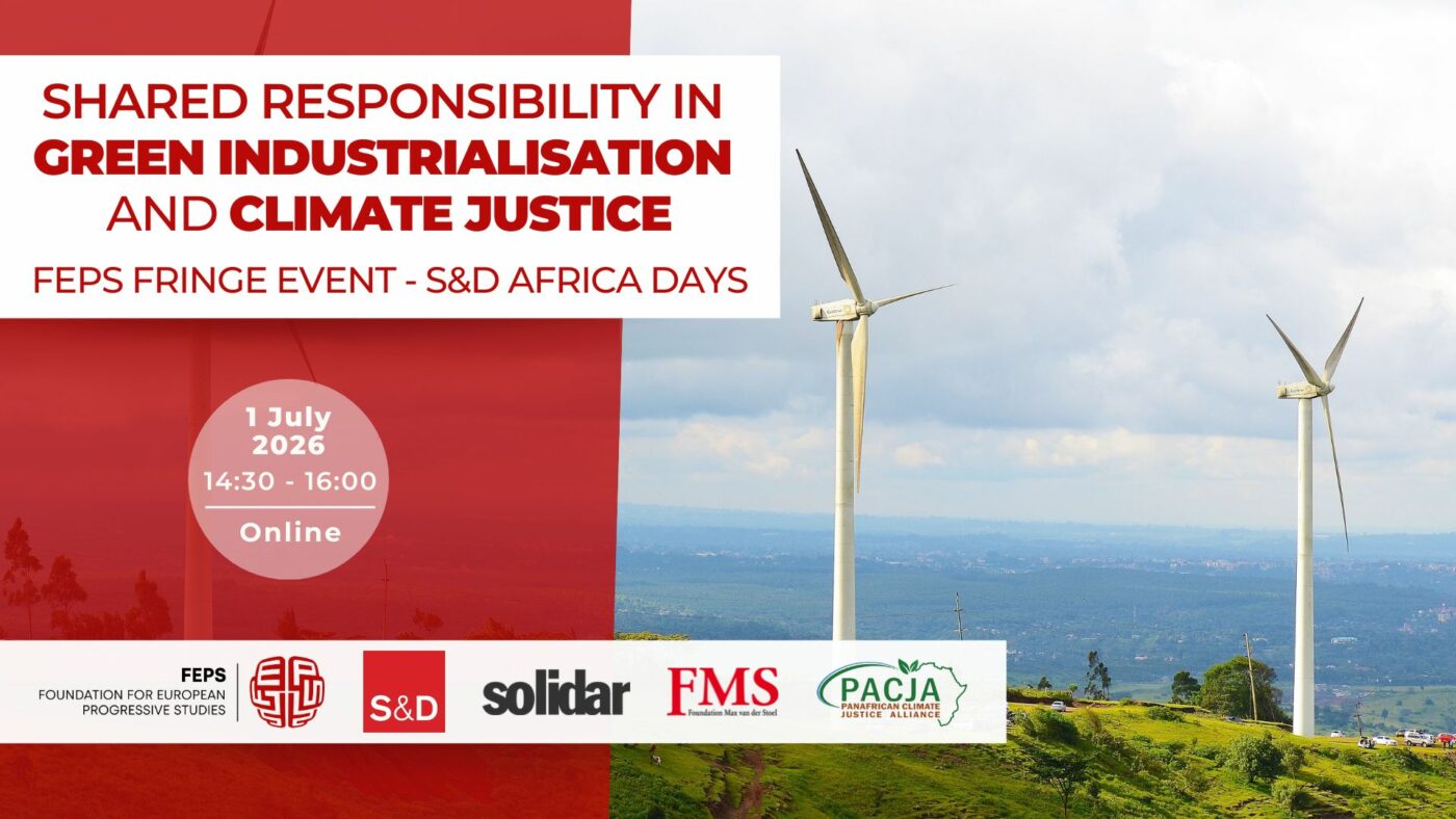 Banner - Event FEPS - Africa days - Reconciling green industrialisation and climate justice