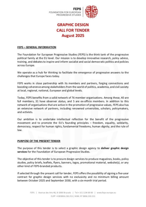 FEPS-Call-for-tender-Graphic-Design preview
