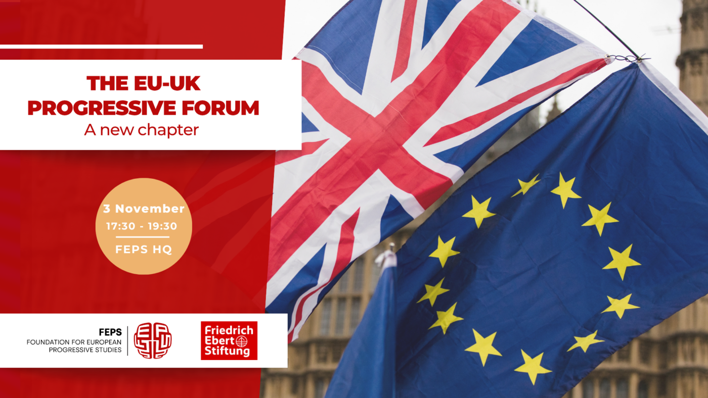 The EU-UK Progressive Forum banner